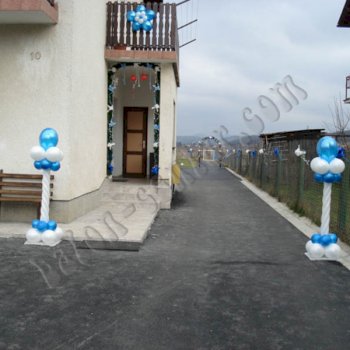 Balonske dekoracije - Dekoriranje kuća 1